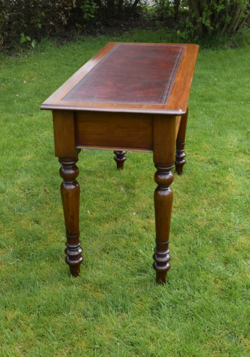 VICTORIAN MAHOGANY DESKWRITING TABLE - ADDITIONAL PHOTO 13