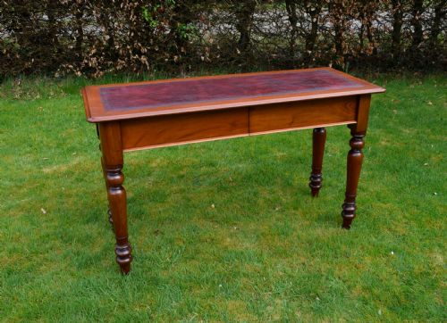 VICTORIAN MAHOGANY DESKWRITING TABLE - ADDITIONAL PHOTO 21