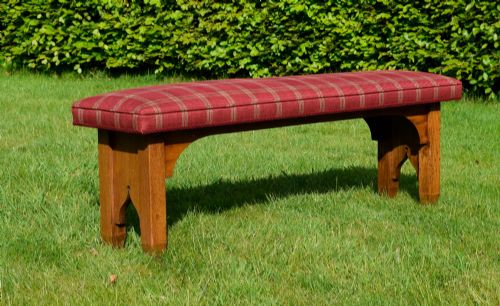 OAK GOTHIC WINDOW SEAT - ADDITIONAL PHOTO 2