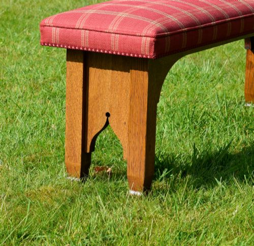 OAK GOTHIC WINDOW SEAT - ADDITIONAL PHOTO 6