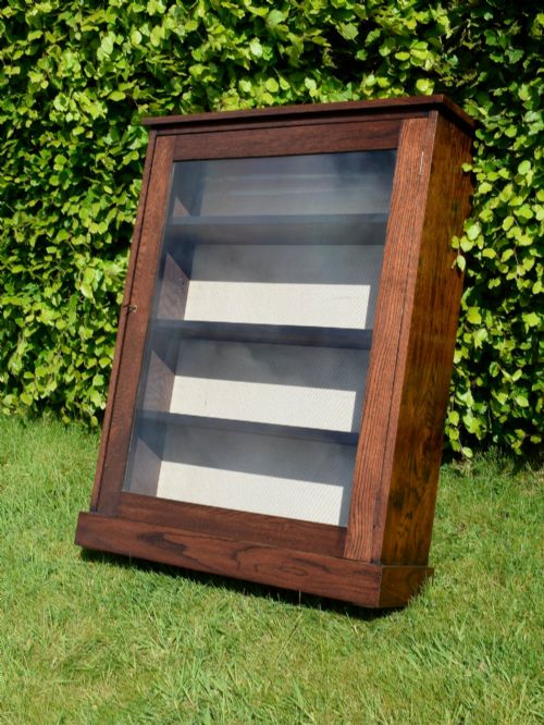 OAK GLAZED BOOKCASE - ADDITIONAL PHOTO 4