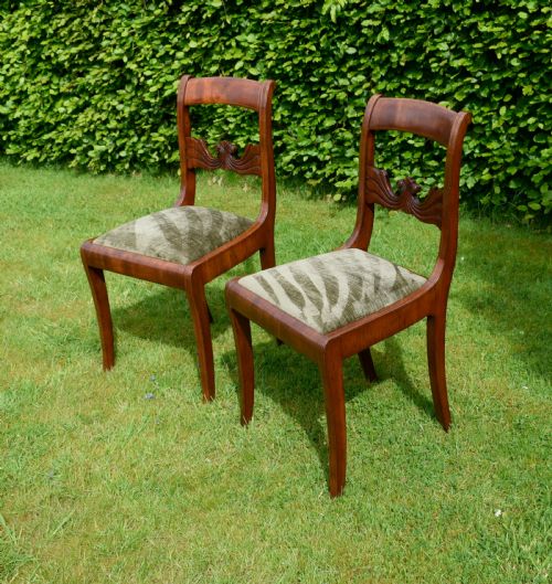 PAIR OF MAHOGANY INLAID SIDE CHAIRS - ADDITIONAL PHOTO 13