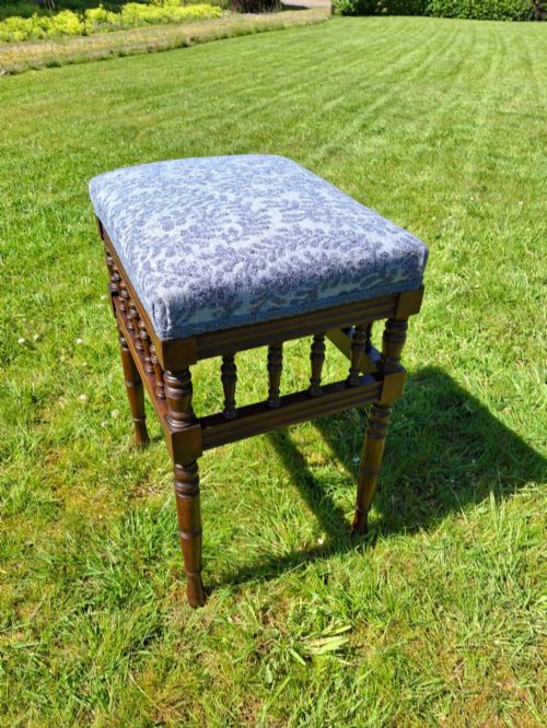 EDWARDIAN PIANO STOOL - ADDITIONAL PHOTO 2