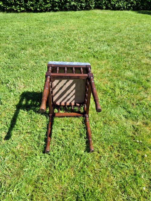 EDWARDIAN PIANO STOOL - ADDITIONAL PHOTO 9