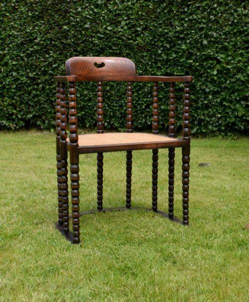 EARLY 20TH CENTURY DESK CHAIR - ADDITIONAL PHOTO 3