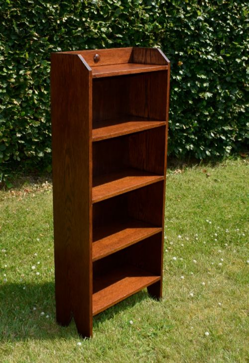ARTS CRAFTS OAK BOOKCASE