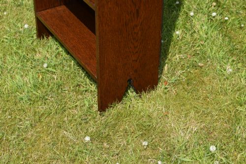 ARTS CRAFTS OAK BOOKCASE - ADDITIONAL PHOTO 3