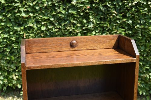 ARTS CRAFTS OAK BOOKCASE - ADDITIONAL PHOTO 5