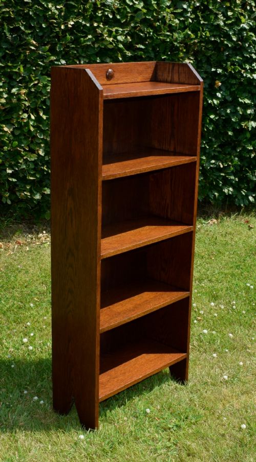 ARTS CRAFTS OAK BOOKCASE - ADDITIONAL PHOTO 6