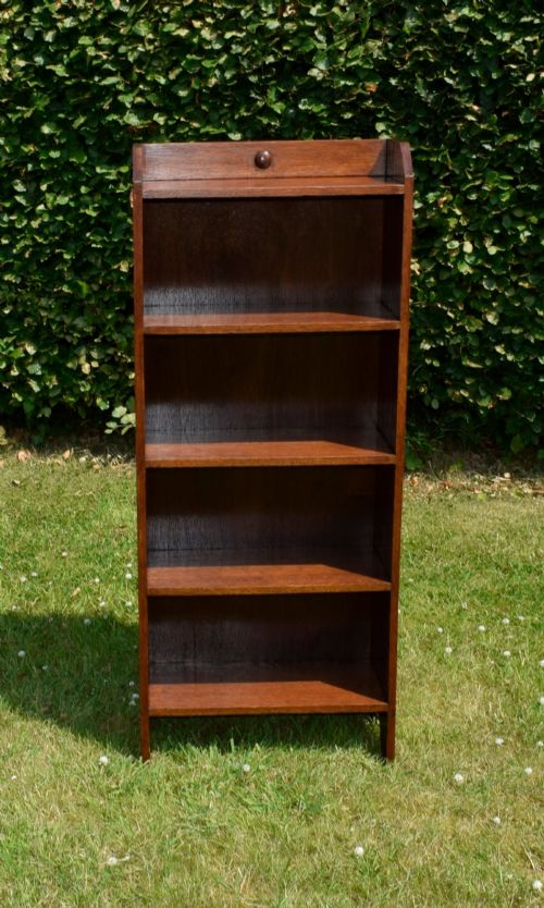 ARTS CRAFTS OAK BOOKCASE - ADDITIONAL PHOTO 8