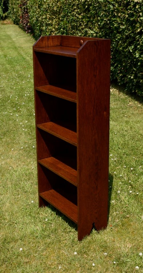 ARTS CRAFTS OAK BOOKCASE - ADDITIONAL PHOTO 10