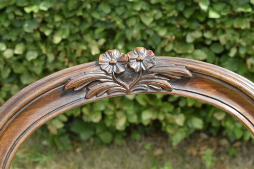 SET OF 4 VICTORIAN WALNUT DINING CHAIRS - ADDITIONAL PHOTO 13