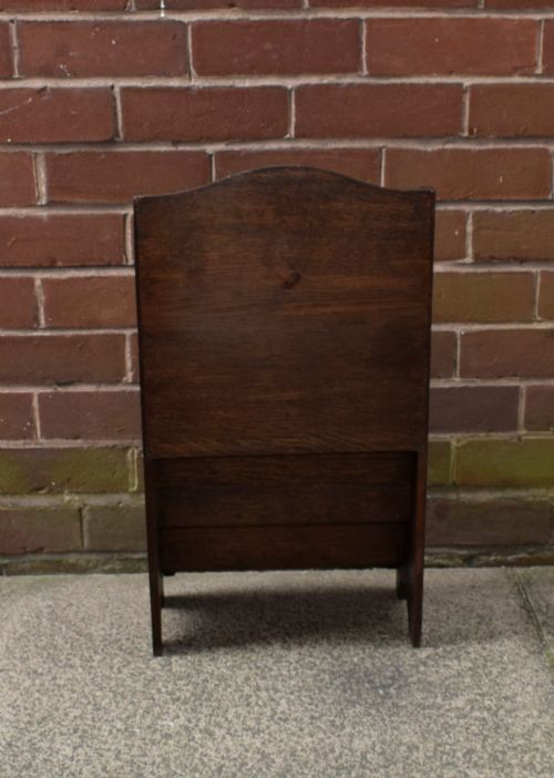 ARTS CRAFTS OAK MAGAZINE RACK - ADDITIONAL PHOTO 11