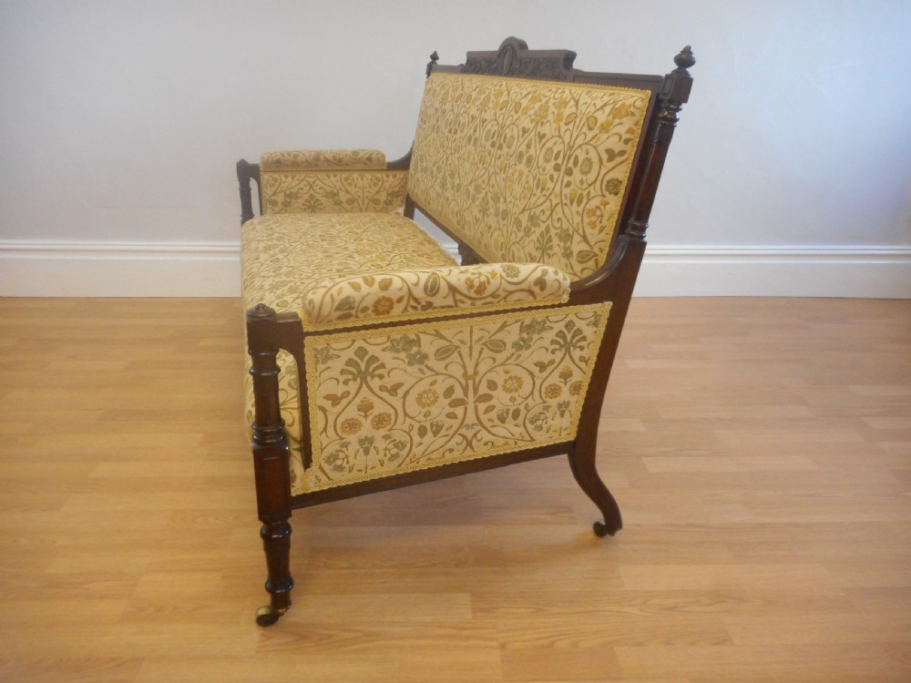 Antique Victorian Rosewood Sofa View III