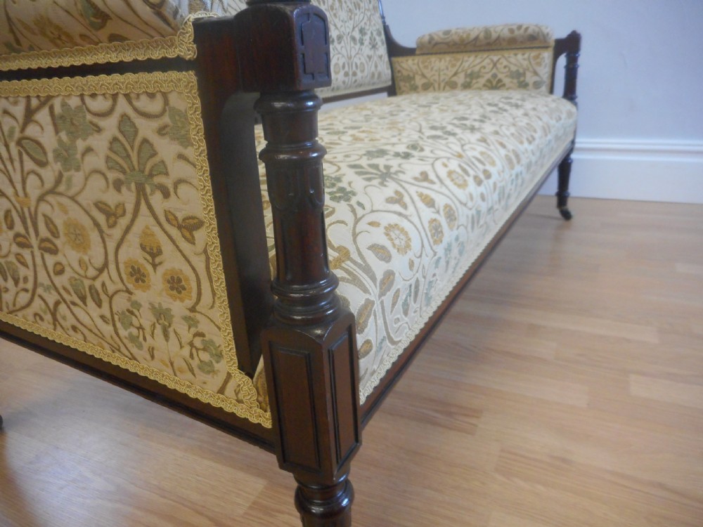 Antique Victorian Rosewood Sofa View VII