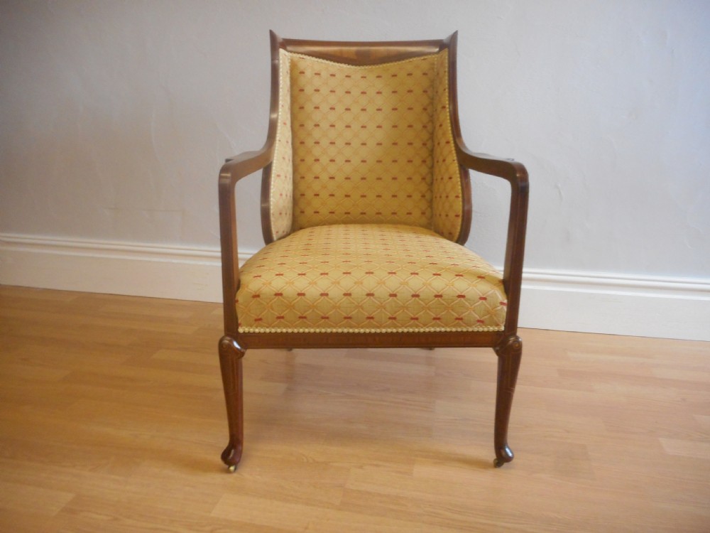 Antique Edwardian Arm Chair View II