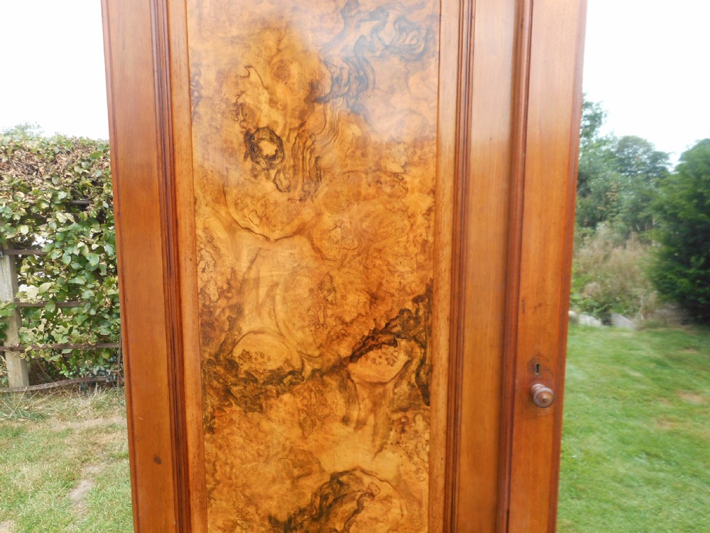 Antique Victorian Walnut 3 Door Wardrobe View V
