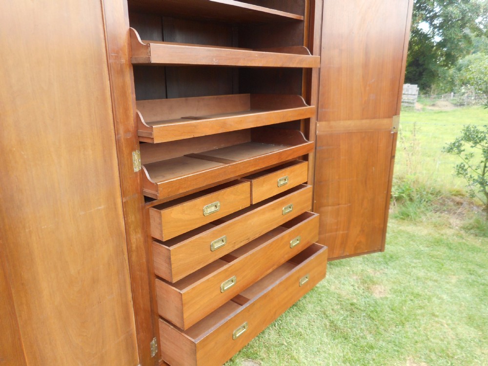 Antique Victorian Walnut 3 Door Wardrobe View VIII