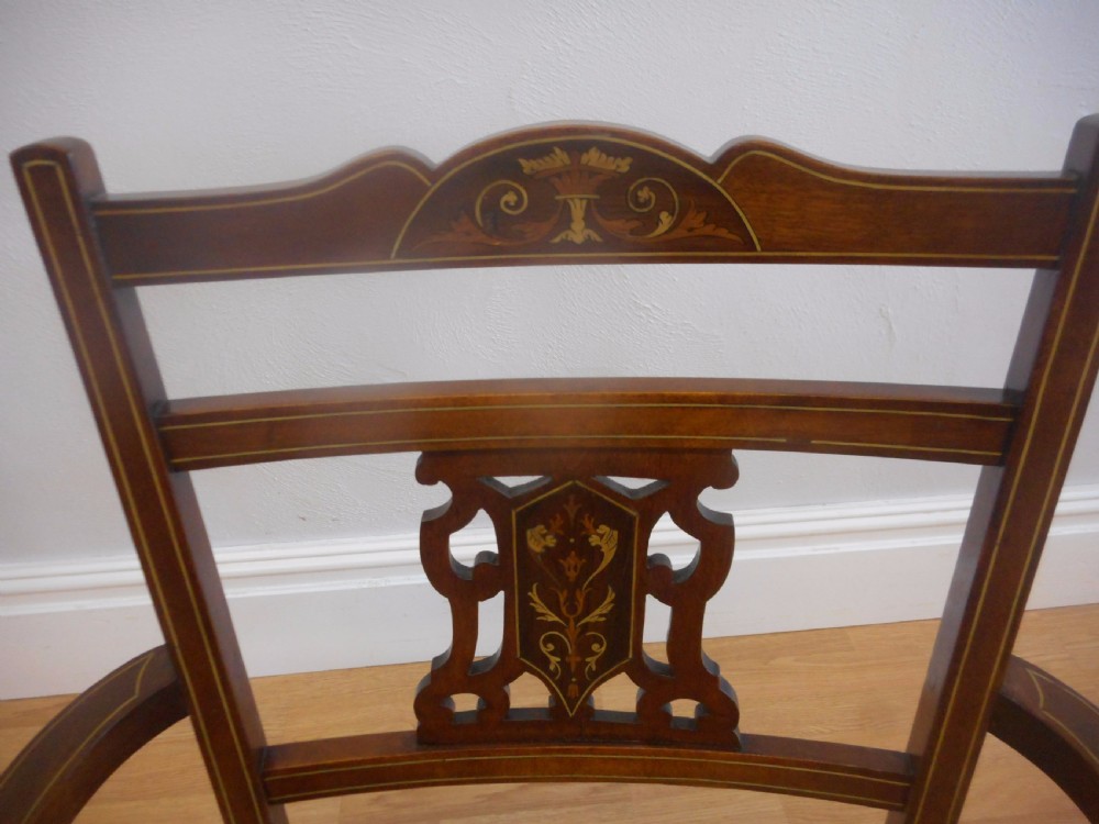 Antique Edwardian Arm Chair View II