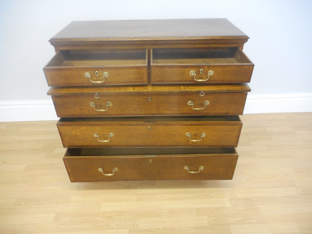 Antique Georgian Oak Chest of Drawers View IV