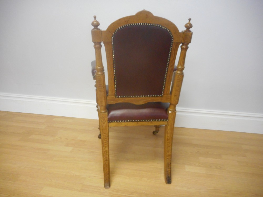 Antique Victorian Arm Chair View II