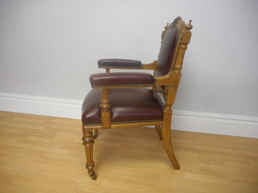 Antique Victorian Arm Chair View IX