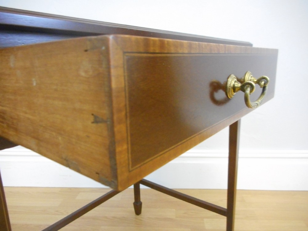 Antique Mahogany Writing Table View IX