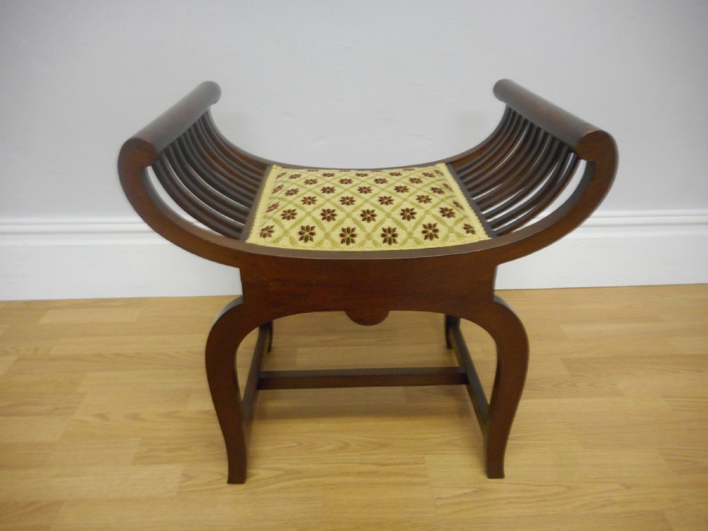 Antique Piano Stool