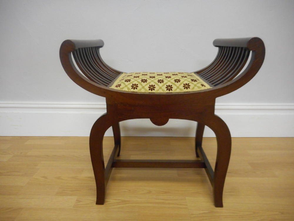 Antique Piano Stool View II