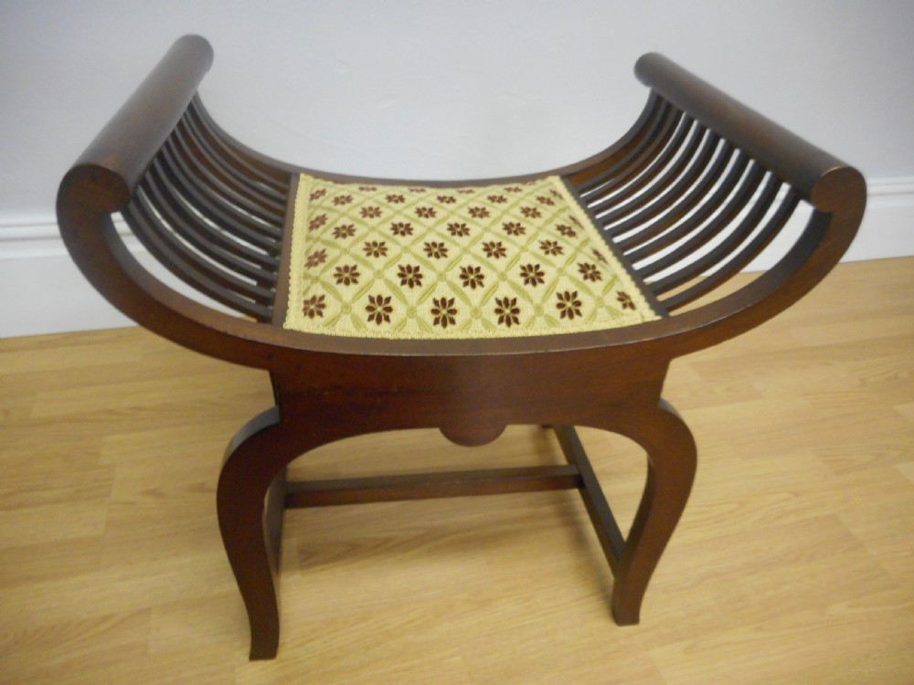 Antique Piano Stool View VI