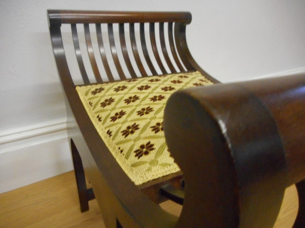 Antique Piano Stool View X