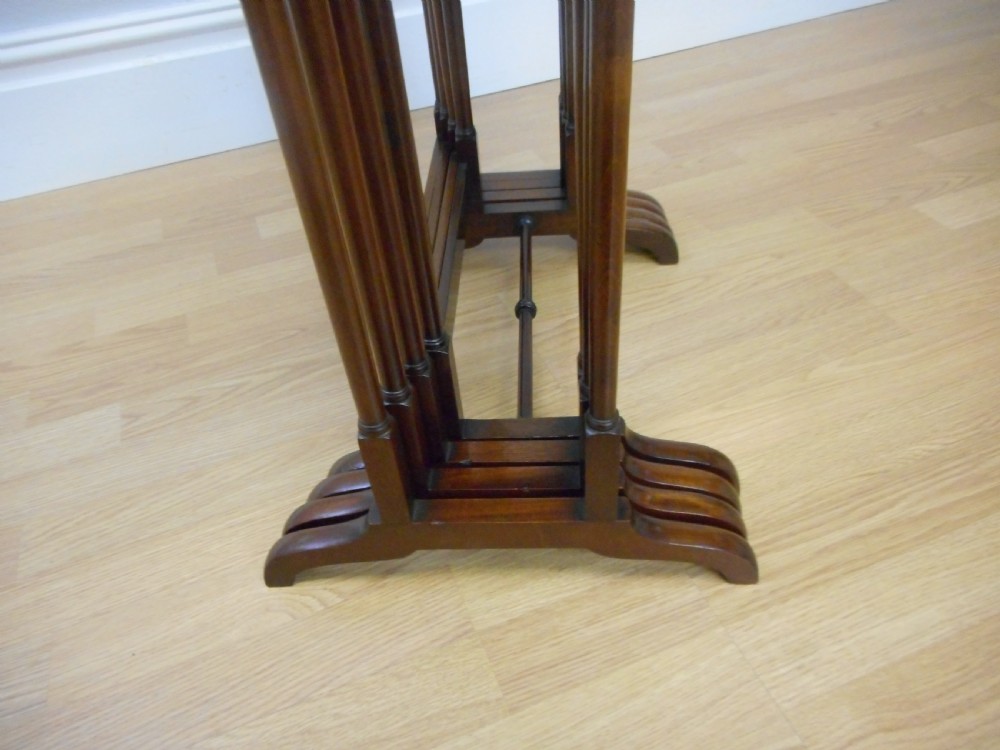 Antique 4 Table Nest in Mahogany View VII