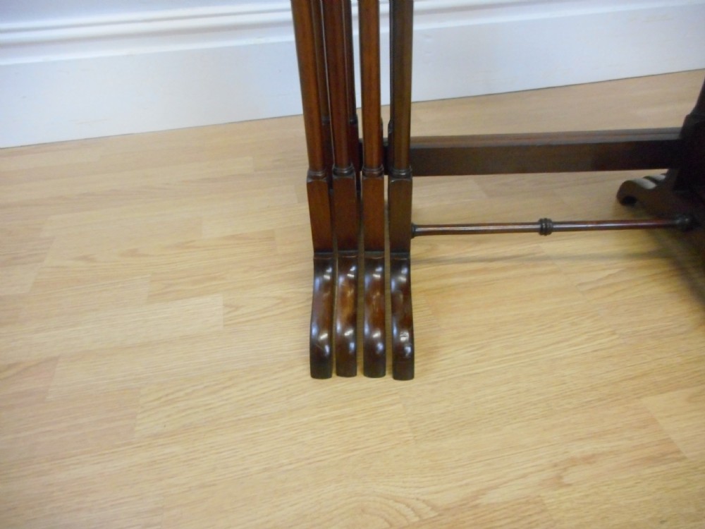 Antique 4 Table Nest in Mahogany View X