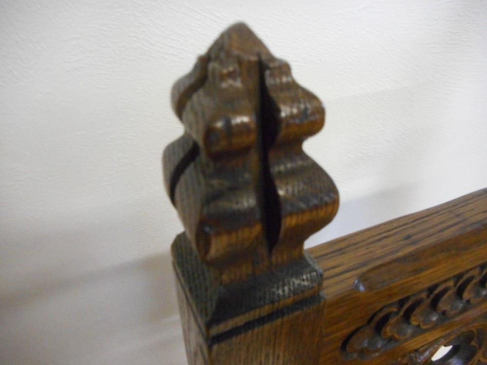 Antique Gothic Arm Chair View IX