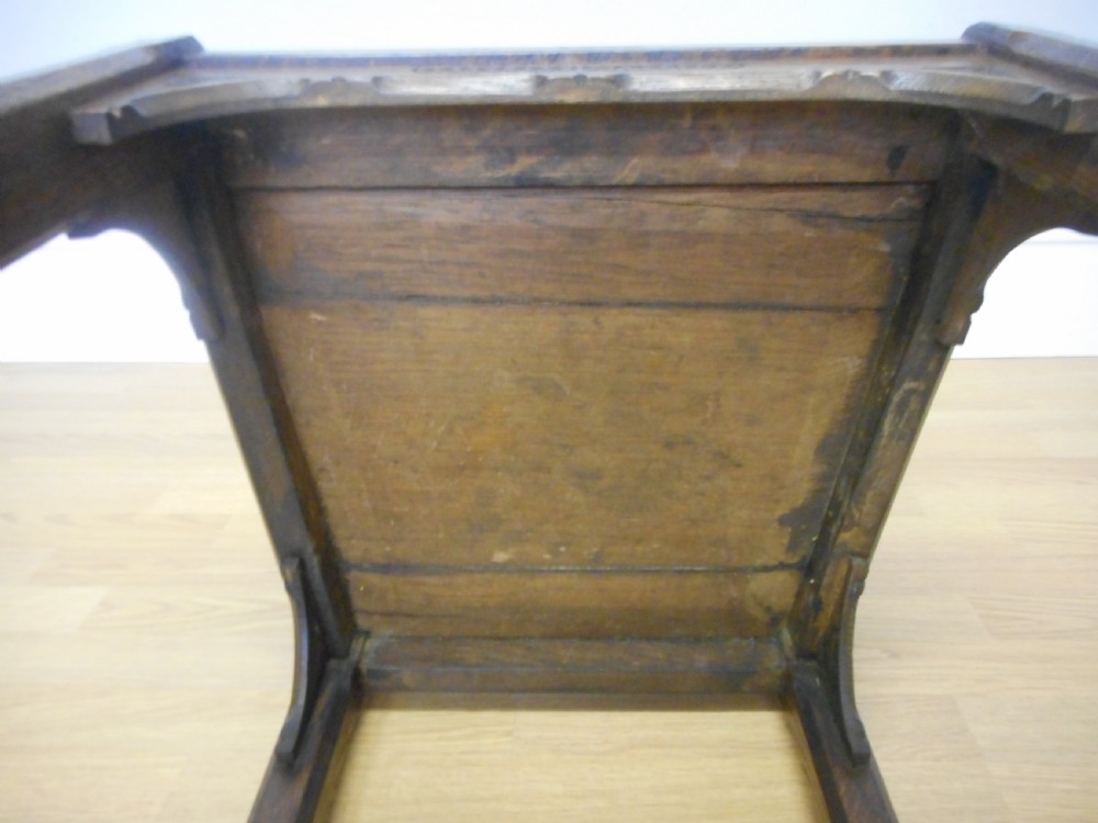 Antique Gothic Arm Chair View XIII