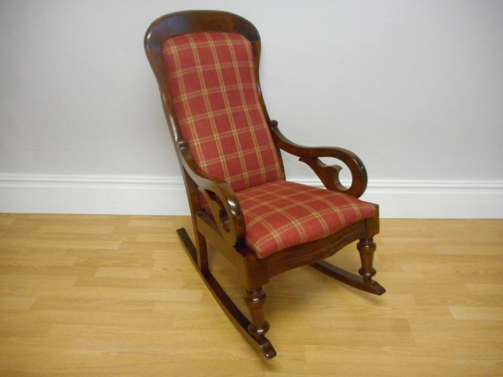 Antique Victorian Rocking Chair View II