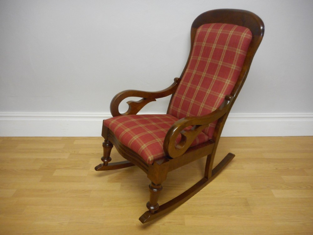 Antique Victorian Rocking Chair View III