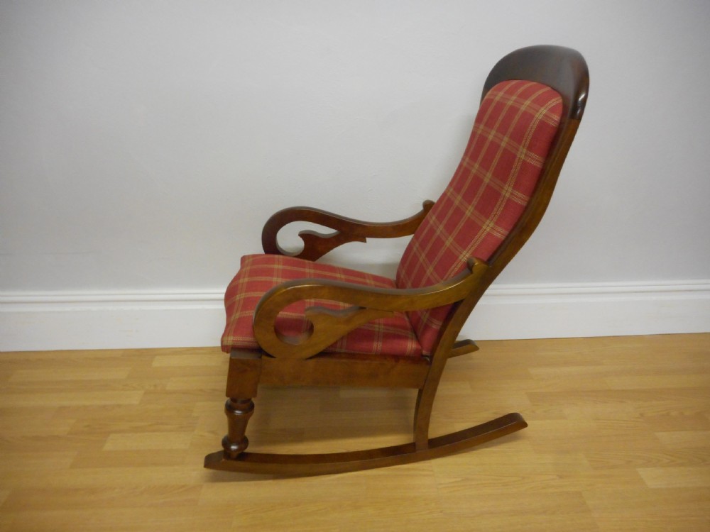 Antique Victorian Rocking Chair View IV