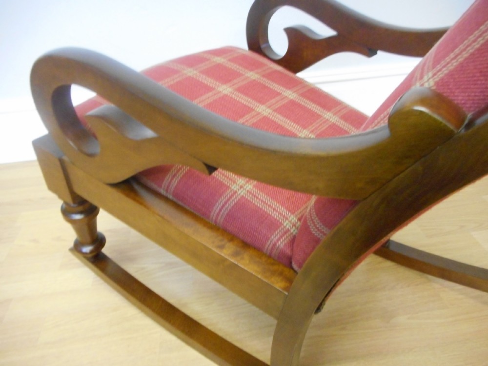 Antique Victorian Rocking Chair View VIII