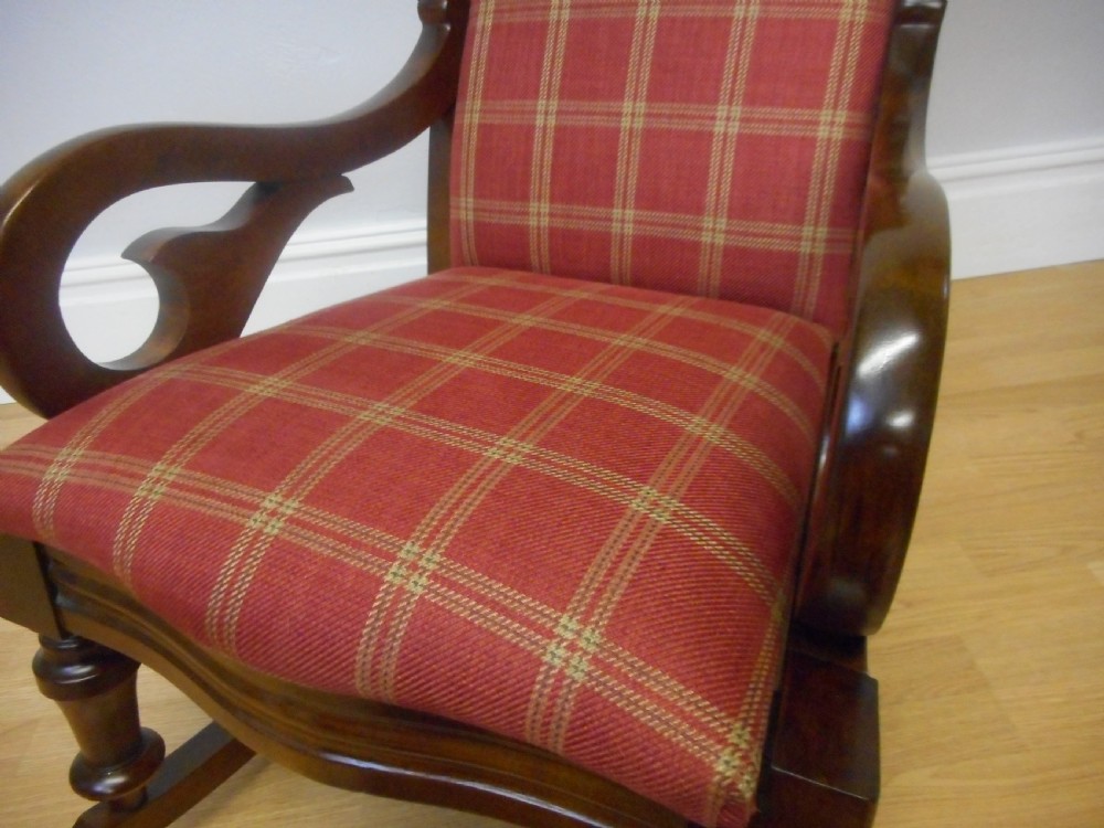 Antique Victorian Rocking Chair View IX