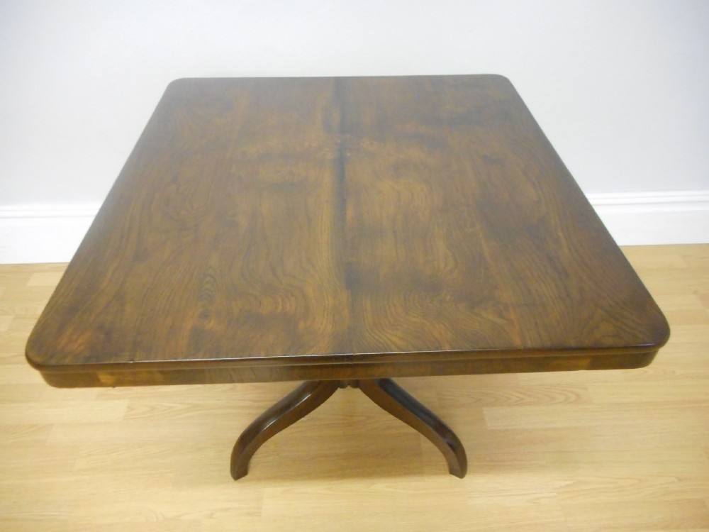 Antique Oak Tri-pod Table