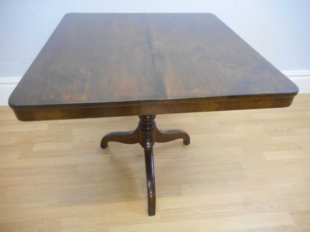 Antique Oak Tri-pod Table View VI