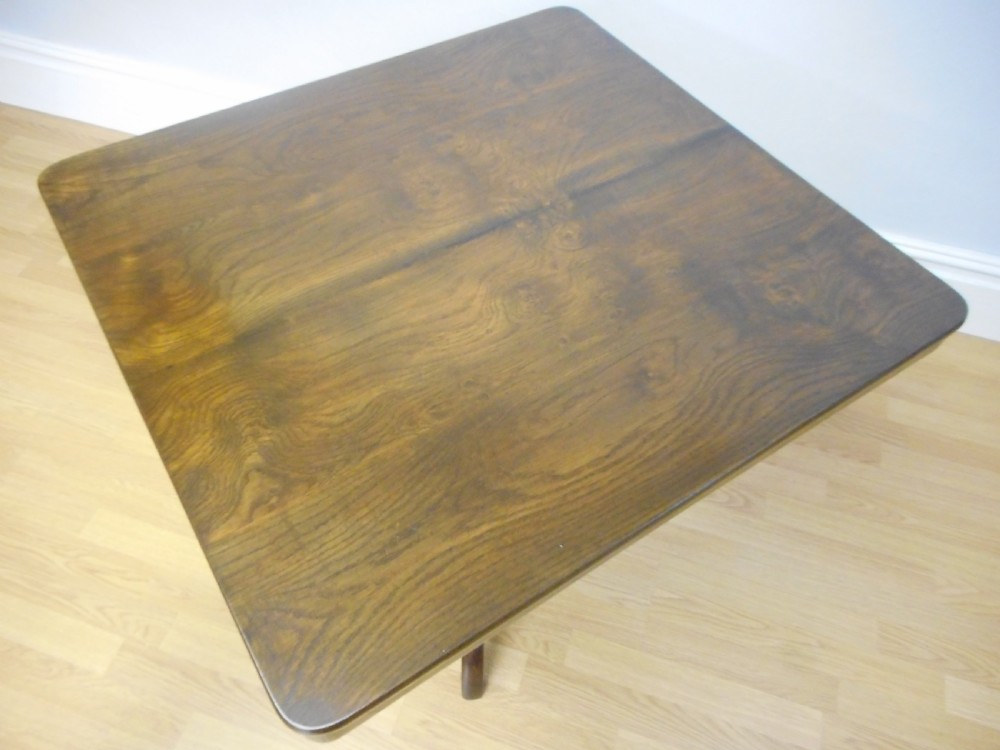 Antique Oak Tri-pod Table View VIII