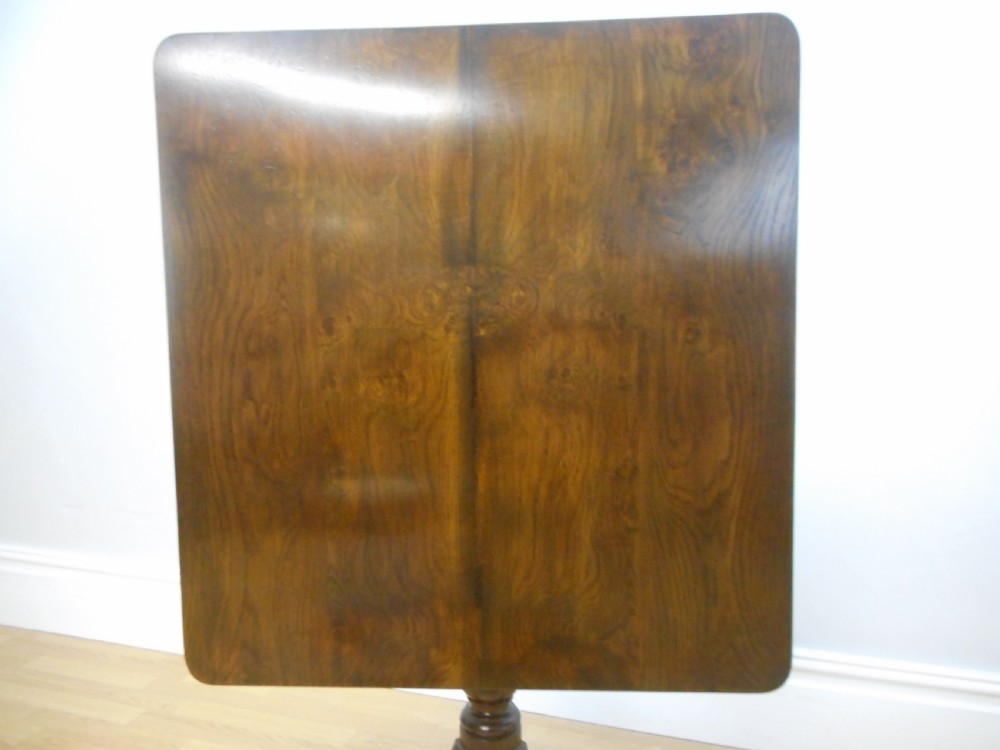 Antique Oak Tri-pod Table View XI