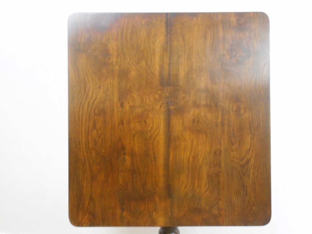 Antique Oak Tri-pod Table View XII
