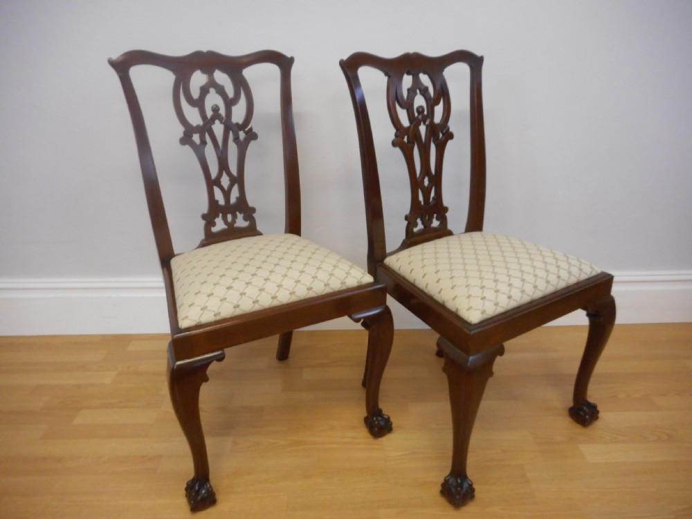 Antique Set of 6 Chippendale Dining Chairs View VI