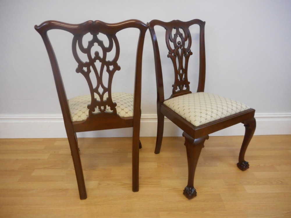 Antique Set of 6 Chippendale Dining Chairs View VII