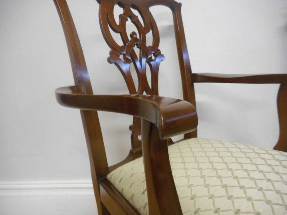 Antique Set of 6 Chippendale Dining Chairs View XIV