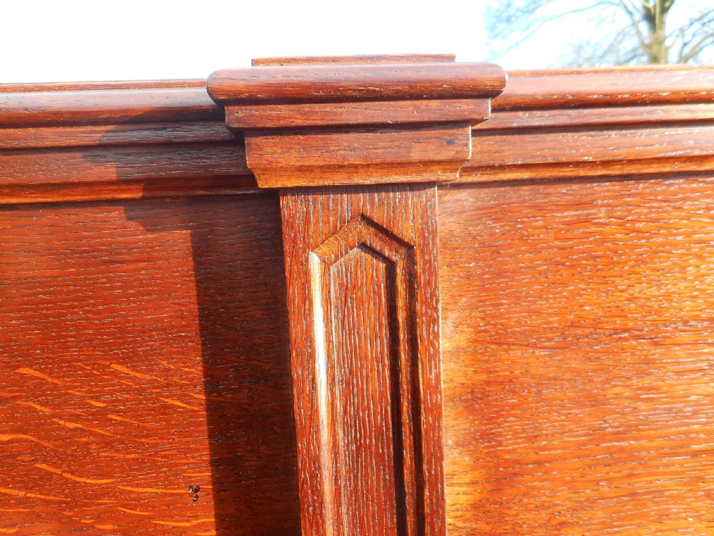 Arts & Crafts Oak Bookcase 11ft 

 View XV