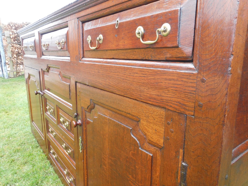 Antique Georgian Period Dresser Base in Oak View VI